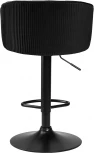 Стул барный DOBRIN DARCY BLACK (черный велюр (1922-21)) 5025_BlackBase-LM BLACK, цвет сиденья черный (1922-21), основания черное