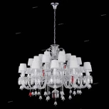 Подвесная большая люстра Crystal Lux Princess SP30 (220V, подвески, на цепи)