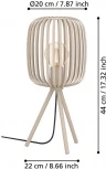 Настольная лампа Eglo Romazzina 900521 (220V, выключатель)