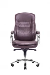 Компьютерное кресло для руководителя Valencia M экокожа коричневый