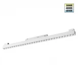 Трековый светильник Downlight светодиодный для низковольтного шинопровода Novotech Flum 359624 белый с переключ. цв. темпер. IP20 LED 3000К\4000К\6000К 30W 48V