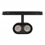 Трековый светильник магнитный светодиодный MAG-ORIENT-BLUM-12W Warm3000 (BK, 40 deg, 48V) (Arlight, IP20 Металл) 037037