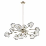 Потолочная люстра на штанге Simple Story 1028 1028-12PL (220V, молекулы)