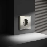 Розетка с заземлением (шелк) Voltum S70 VLS040104