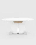 Стол обеденный Stool Group Мулен раскладной 160-220*90 глянцевый белый УТ000003498
