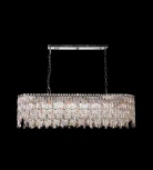 Подвесная люстра Fluorite The Empress FL1062-21P (220V, хрусталь, на цепи, круглые)