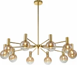 Люстра потолочная на штанге Collana V000221 (13015/10R Gold) (220V, шар)