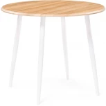 Стол деревянный Абилин 90 дуб вотан / белый матовый 507214 Notta