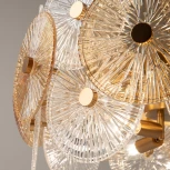 Подвесная люстра Maytoni Aster MOD007PL-08G (220V, на цепи, круглые)