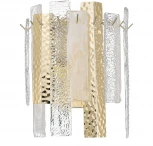 Бра ST Luce Scolare SL1636.201.02 Золотистый/Белый, Золотистый E14 2*40W (220V)