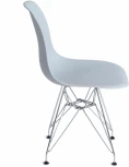 Стул CINDY IRON CHAIR (EAMES) (mod. 002) металл, пластик, 51x46x82,5, серый Tetchair 14180