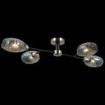 Потолочная люстра на штанге ILLUMICO IL0285-4CSQ-79 BK AB (220V)