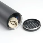 Подвесной светильник Feron ML1841 Barrel ECHO levitation MR16 48394 35W, GU10, чёрный, с антибликовой сеточкой (220V, на проводе, круглые)