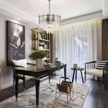 Подвесная люстра хрустальная на штанге Arte Milano Sorrento-1309 371309/6/300/400 CR (220V)