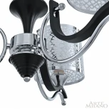 Подвесная люстра Arte Milano Florentia-6787 306787/3 Bk/Ni (220V, на цепи)