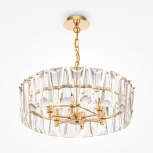 Подвесная люстра Maytoni Puntes MOD043PL-06G (220V, на цепи, круглые)