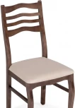 Деревянный стул Woodville Амадиу бежевый / орех 528927