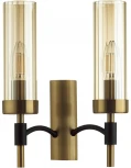 Бра Lumion Sharon 6538/2W черный, латунь E14 2*40W 220V