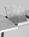 Стол 116-158*74 бетон/черный Stool Group УТ000034569