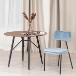 Стул SILVIA (mod. 0139124) Tetchair (Голубой,Черный).