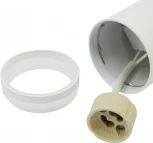 Светильник потолочный Feron ML162 Barrel LUNA 48815 MR16 GU10 35W белый (220V, круглые)