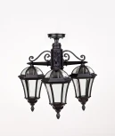 Потолочный светильник уличный Oasis Light ROMA S 95270SA/3 Bl (220V, фонарь, IP44)