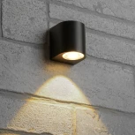 Архитектурная подсветка Feron Корфу 48470 DH052, 6W, 400Lm, 4000K, черный Бостон (LED, 220V, IP54)