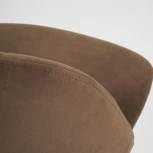 Кресло MELODY молочный (флок)