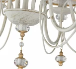 Подвесная люстра Arte Milano AM347620 347620/8 WT+G (220V, подвески, на цепи)