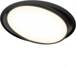 Встраиваемая светодиодная поворотная панель Donolux Luna DL18813/9W Black R (220V, круглые)