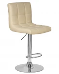 Стул барный DOBRIN CANDY (кремовый) 5006-LM CANDY, цвет сиденья кремовый, основания хром