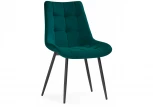 Стул на металлокаркасе sidra green / black
