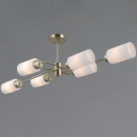 Потолочная люстра на штанге ILLUMICO IL0737-6ASQ-25 AB NAPLES (220V)