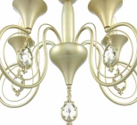 Подвесная люстра Arte Milano AM349920 349920/5 CG (220V, подвески, на цепи, подсвечник, свеча)