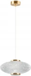 Подвесной светильник Crystal Lux CARAZON SP1 BRASS (на проводе)