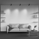 Потолочный светильник накладной Maytoni Calipso C108CL-01-GU10-B (220V, круглые)