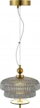 Подвесной светильник ST Luce Oriental SL6122.303.01 Латунь/Латунь, Дымчатый LED 1*8W 3000K (220V, на тросе)