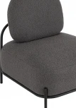 Кресло Stool Group Стоун ткань букле тёмно-серый УТ000036911