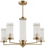 Потолочная люстра на штанге Lumion Ellow 6527/5 латунь E14 5*40W 220V