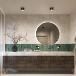 Накладной точечный светильник SP-BISCOTTO-R90-8W Warm3300-MIX (BK-GD, 80 deg, 230V) (Arlight, IP54 Металл) 055025 (LED)