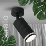 Спот Wolta WSL-GU10/04BL под лампу GU10 Черный CORALLO