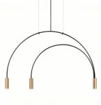 Подвесной светильник Arc 3 Gold ImperiumLoft Arc01 (189567-26) (220V, на тросе)