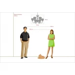 Подвесная люстра MW-Light Аманда 481011506