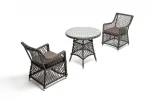 Обеденная группа плетеная, цвет графит 4SIS Эспрессо-80 L ECL2T1-3-SET graphite