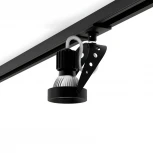 Трековый светильник однофазный 7W 220V Black RAUMBERG 8127Bk (круглые)