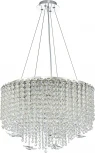Подвесная люстра (12051/11P Chrome) Indigo Giulietta V000599 (220V, хрусталь, подвески, на тросе, круглые)