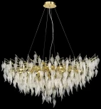 Подвесная люстра Wertmark Daniela WE182.19.403 (220V, на тросе, листья, ветки)