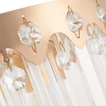 Потолочная люстра хрустальная на штанге Arte Milano Sorrento-8909 378909/8/300/580 GD (220V)