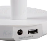 Офисная настольная лампа светодиодныая с регулировкой яркости и USB-портом Kanlux REXAR 33070