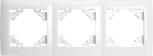 Рамка на 3 поста (белый) Stekker Эрна Элегант 49631